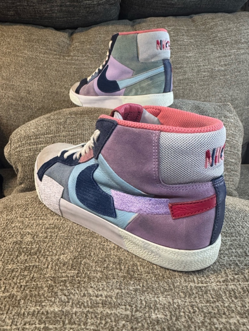 Nike SB Zoom Blazer Men’s Mosaic Pack Mid Skateboard Shoes FA8854-500 Sz 8 - Picture 11 of 11